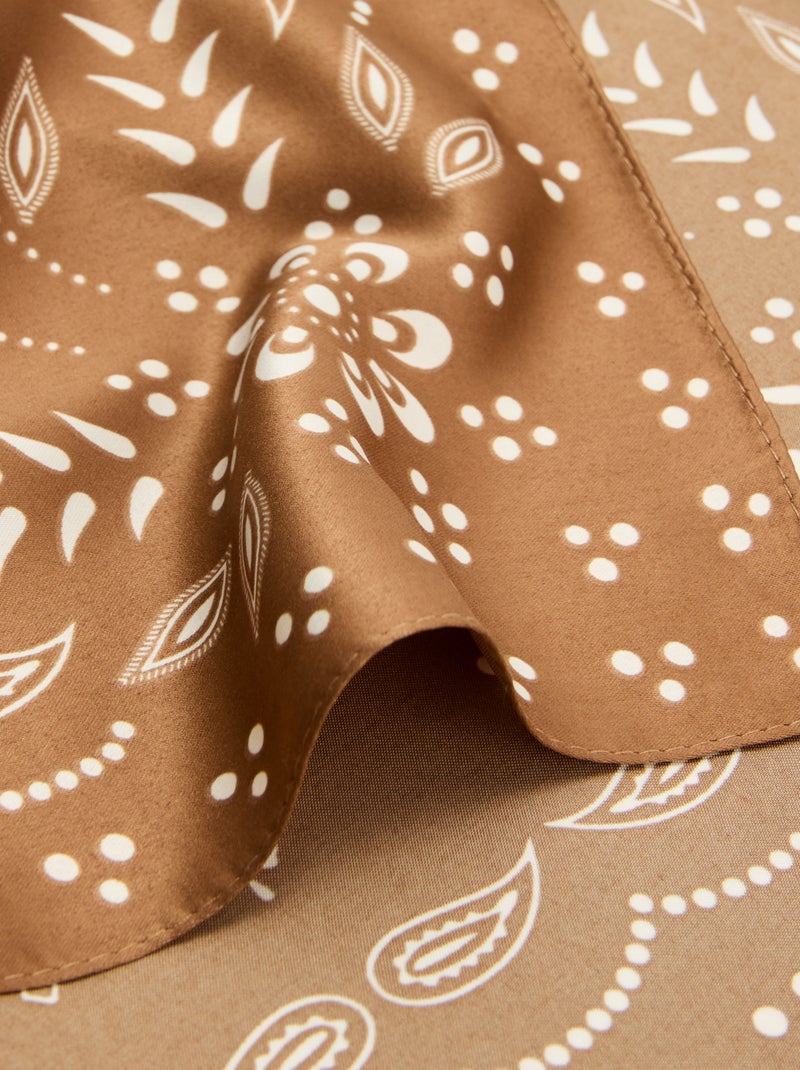 Foulard a fantasia Marrone - Kiabi