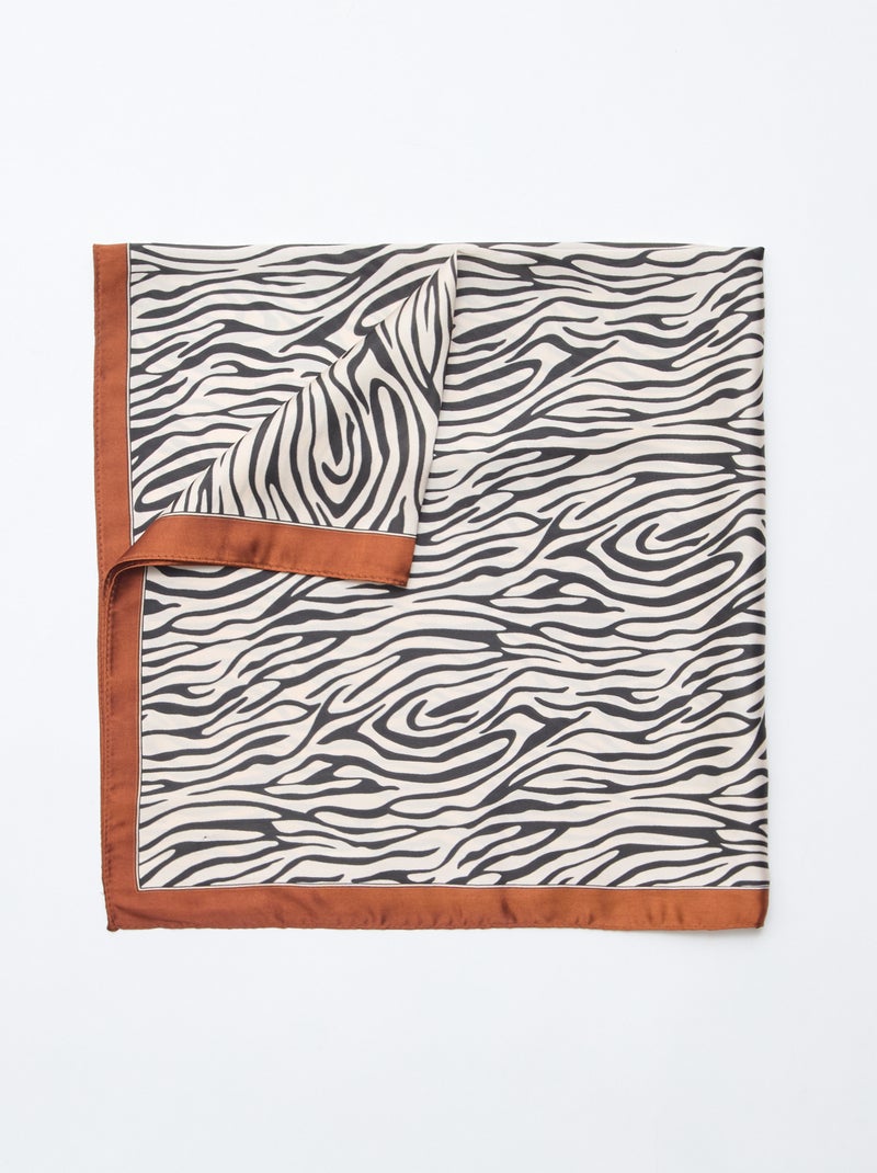 Foulard a fantasia Marrone - Kiabi
