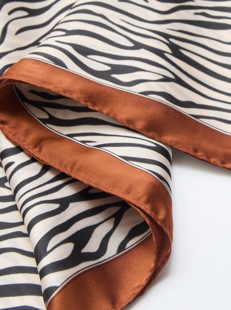 Foulard a fantasia Marrone - Kiabi