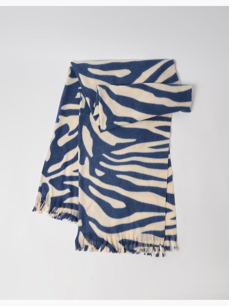 Foulard animalier, mo fashion Blu - Kiabi