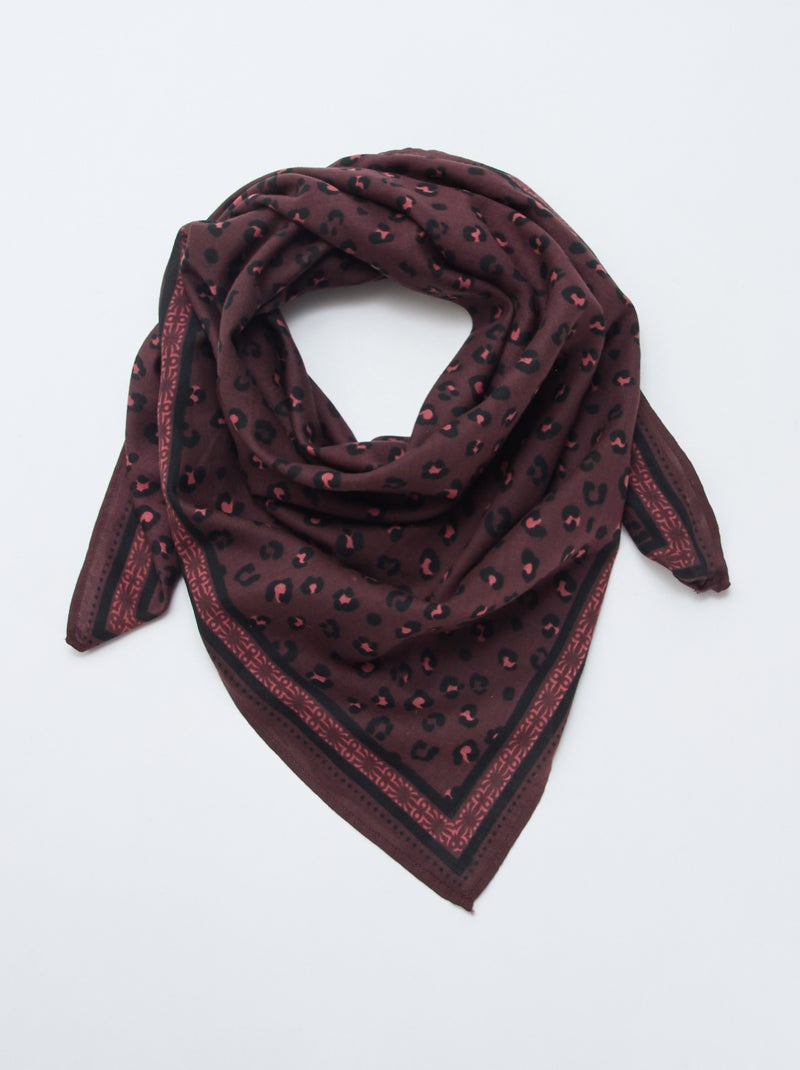 Sciarpa Quadrata In Cotone Freak Scene – Foulard Verde, Leggero E Versatile Per Fai Da Te E Accessori - 3