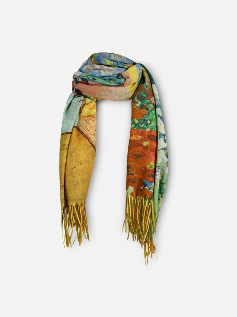 Foulard "Girasole" di Van Gogh Kebello Giallo - Kiabi