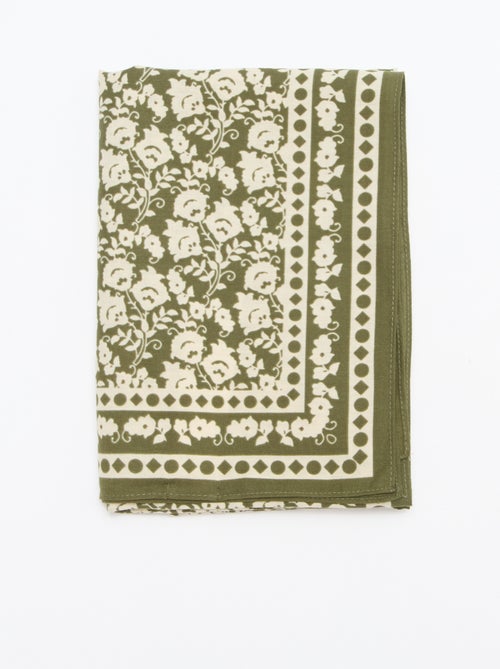Foulard grande dimensione quadrato - 100 x 100 cm - Kiabi