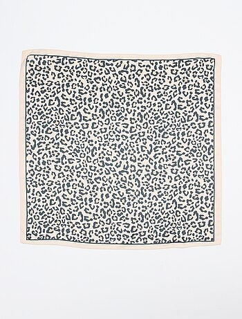 Foulard in raso fantasia (65x65 cm)