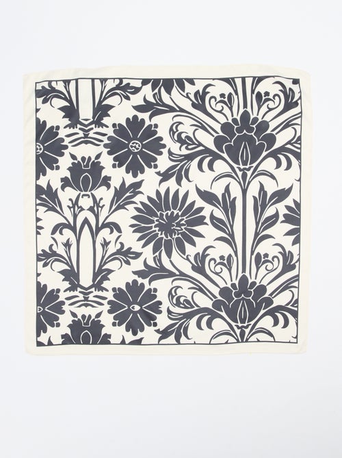 Foulard in raso fantasia (65x65 cm) - Kiabi