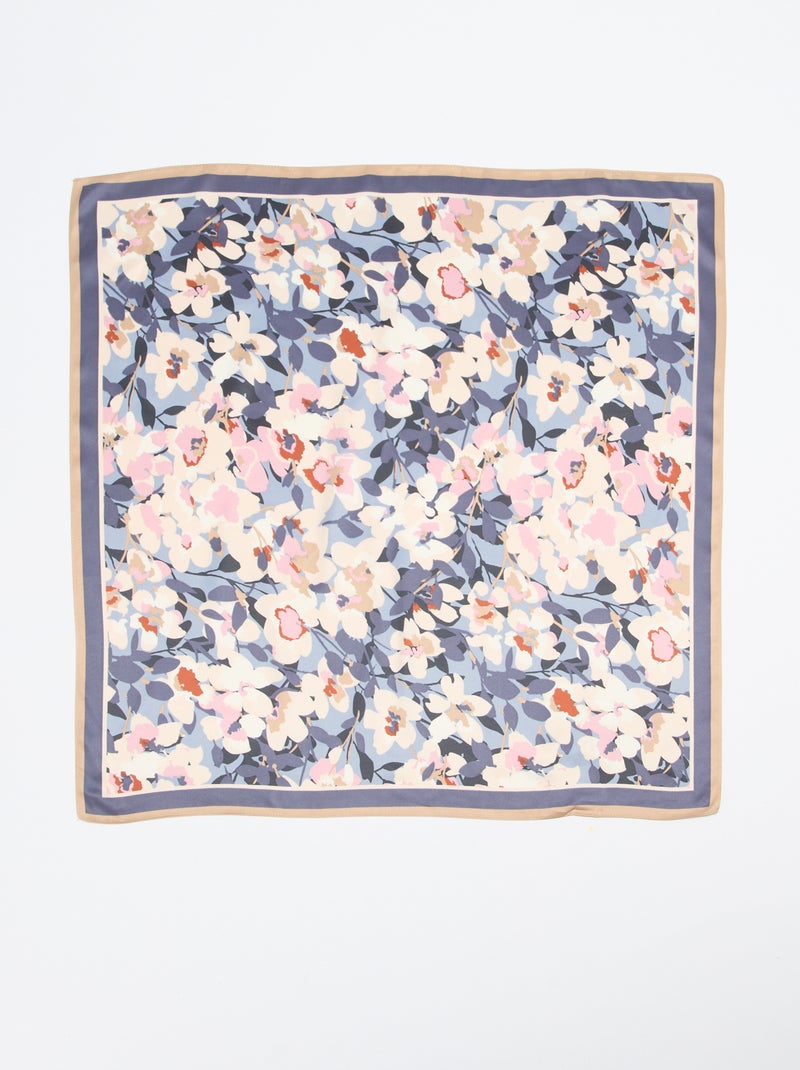 Foulard in raso fantasia (65x65 cm) Rosa - Kiabi
