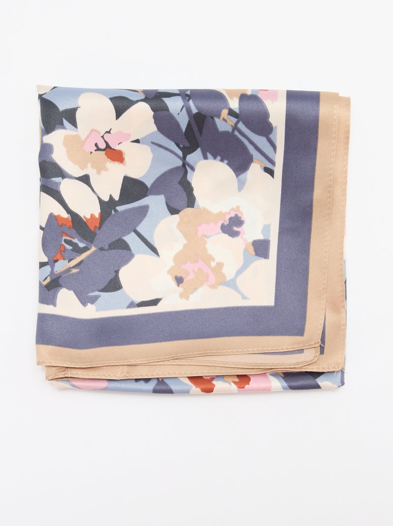 Foulard in raso fantasia (65x65 cm) Rosa - Kiabi