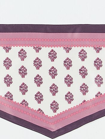 Foulard in raso fantasia