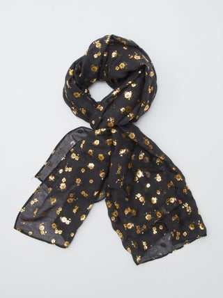 Foulard in voile 'floreale'