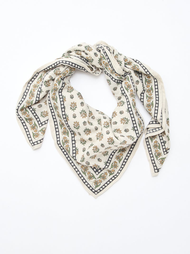 Foulard largo stampato Grigio - Kiabi