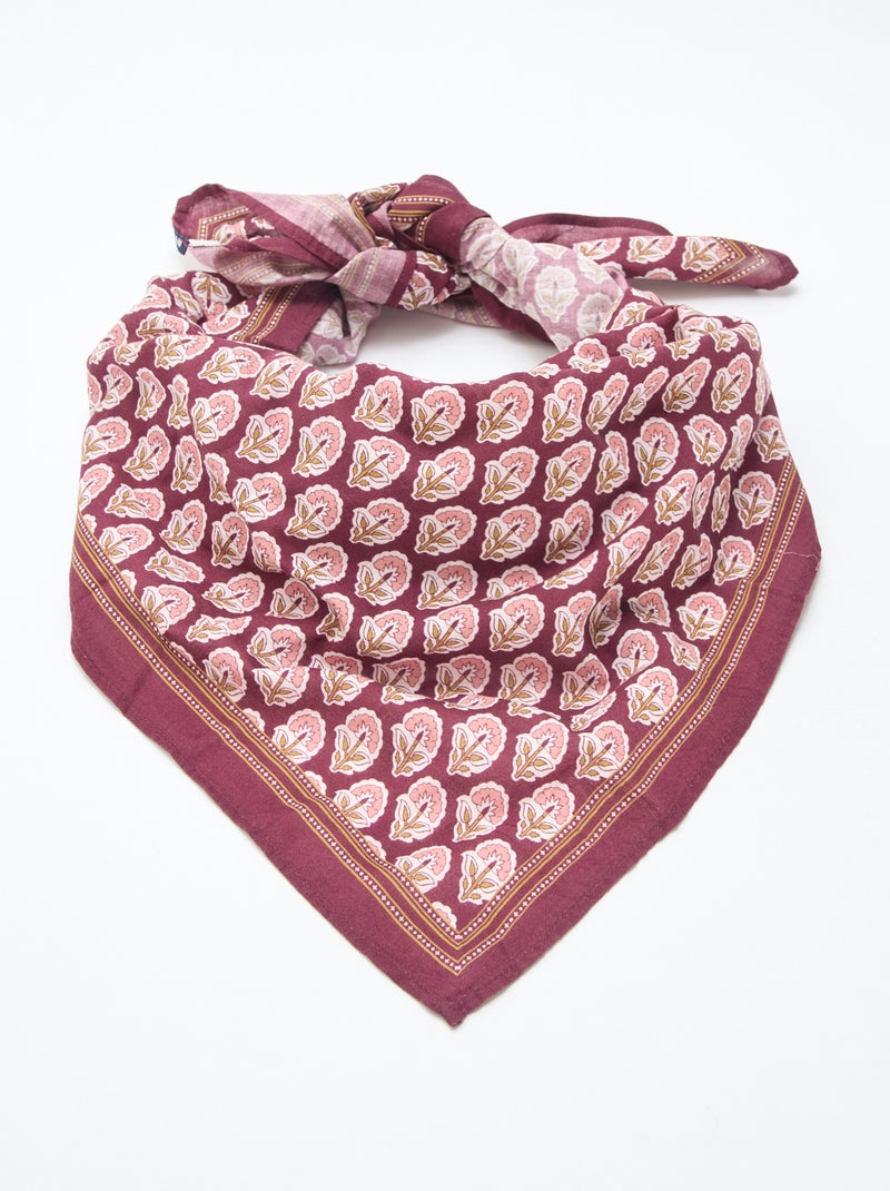 Foulard largo stampato Viola - Kiabi