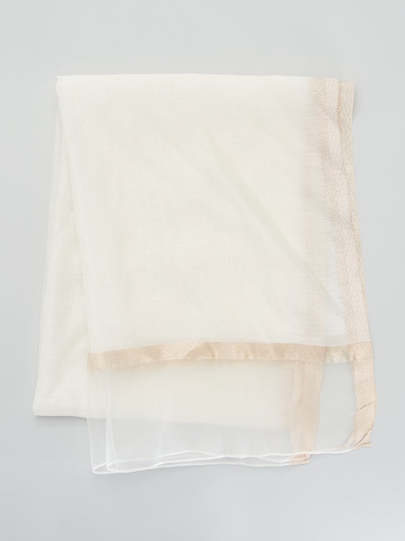 Foulard leggero BIANCO - Kiabi