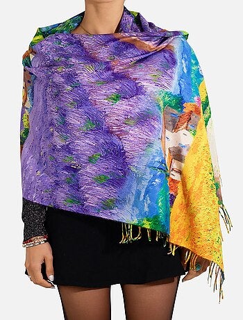 Foulard Monet "Lavender Kebello