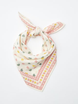 Foulard quadrato con stampa