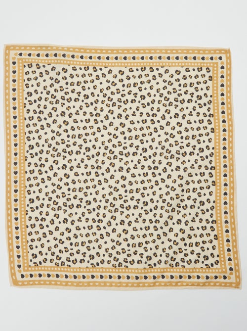 Foulard quadrato con stampa - Kiabi