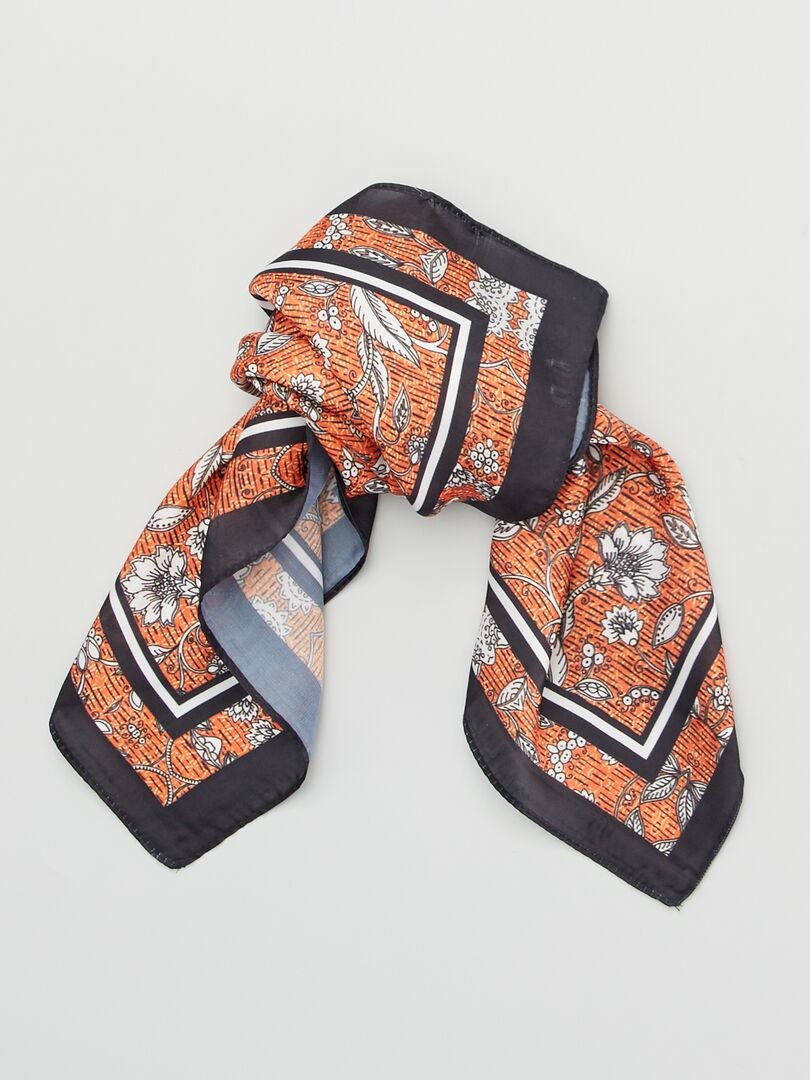 Foulard Geometrico Foulard Quadrati Stampa Geometrica Sciarpe