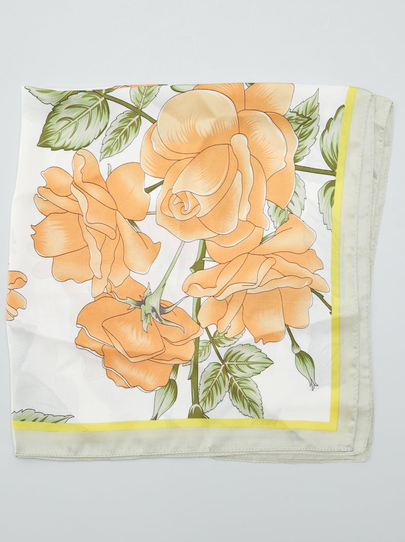 Foulard Quadrato Donna Foulard Quadrati Stampa Geometrica