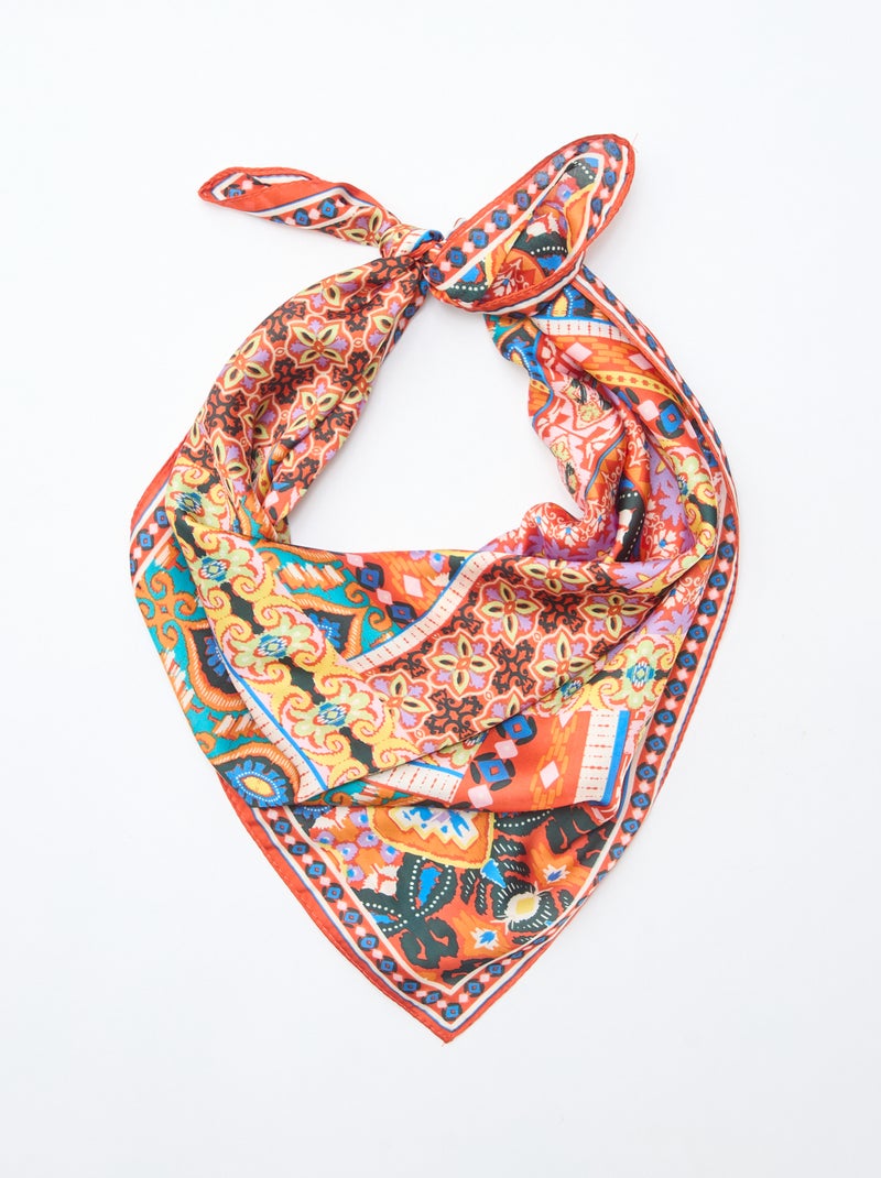 Foulard satinato Beige Donna Kiabi