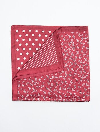 Foulard stampato a 'pois' e 'bandana'