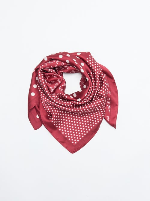 Foulard stampato a 'pois' e 'bandana' - Kiabi