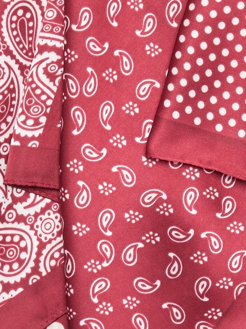 Foulard stampato a 'pois' e 'bandana' - Kiabi