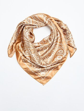 Foulard stampato 'arabesche'