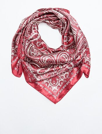 Foulard stampato 'arabesche'