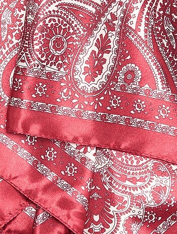 Foulard stampato 'arabesche'