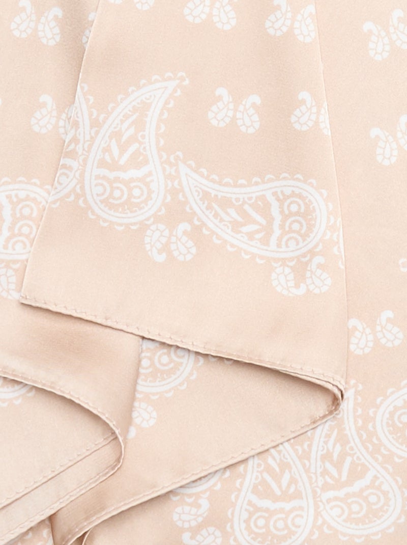 Foulard stampato 'bandana' Beige - Kiabi