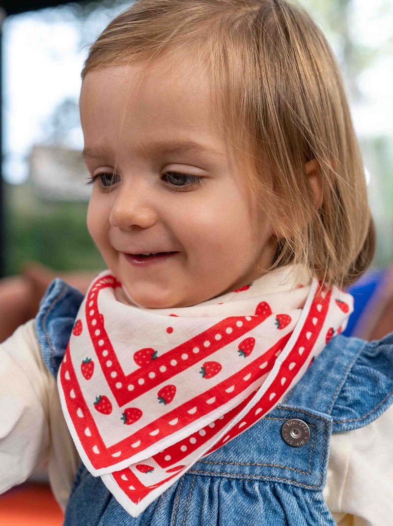 Foulard stampato 'fragole' BIANCO - Kiabi