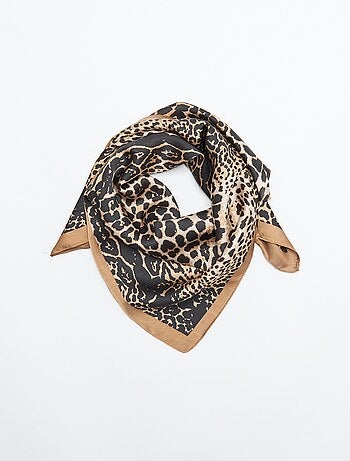 Foulard stampato \'leopardato\'