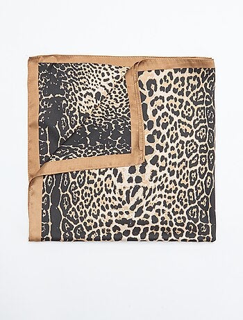 Foulard stampato \'leopardato\'