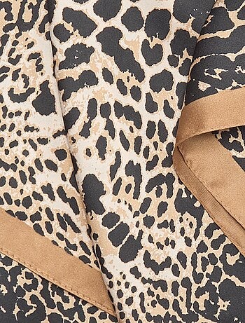 Foulard stampato \'leopardato\'