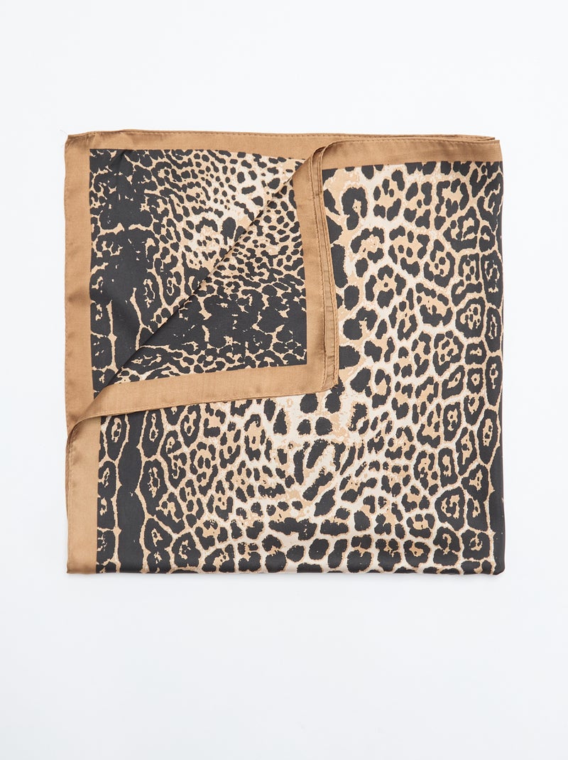 Foulard stampato \'leopardato\' Marrone - Kiabi