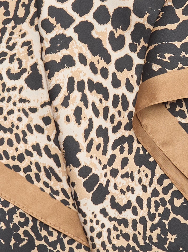 Foulard stampato \'leopardato\' Marrone - Kiabi