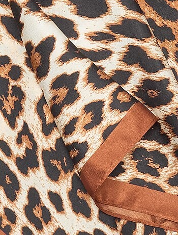 Foulard stampato \'leopardato\'