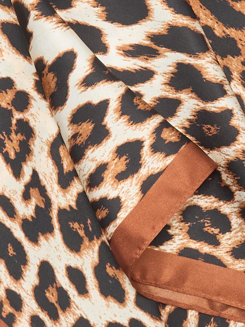 Foulard stampato \'leopardato\' Marrone - Kiabi