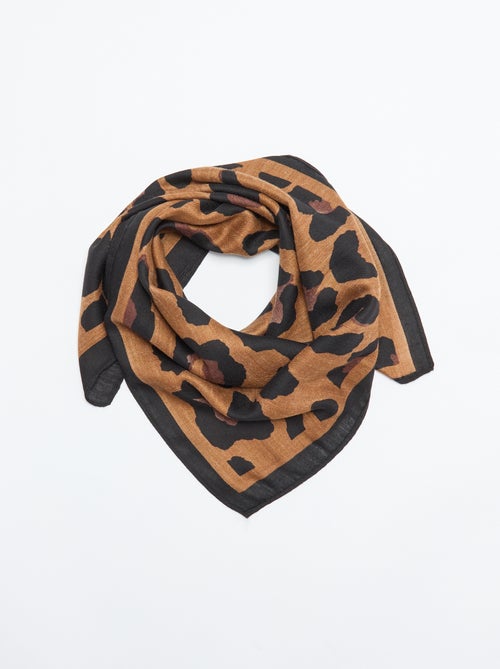 Foulard stampato 'leopardato' - Kiabi Foulard stampato 'leopardato' - Kiabi