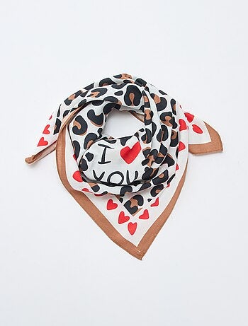 Foulard (65x65 cm) 'Agathe Sorlet x Kiabi' - San Valentino