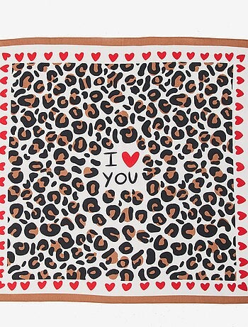 Foulard (65x65 cm) 'Agathe Sorlet x Kiabi' - San Valentino