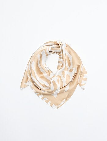 Foulard stampato 'zebra'