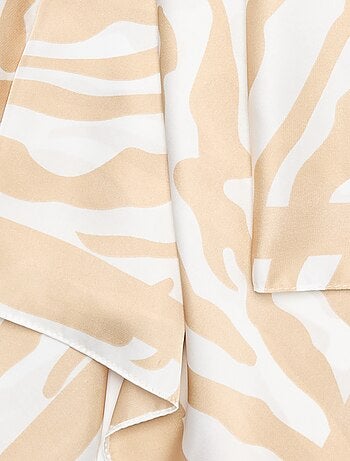 Foulard stampato 'zebra'