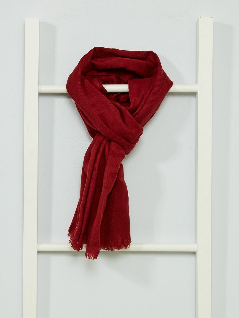 Foulard Nepalese A Tinta Unita - Sciarpa In Viscosa 100% Con Nappe, 30 Colori Disponibili - Foto 8