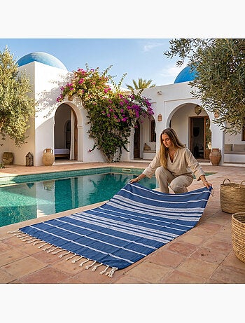 Fouta anti-sabbia in cotone riciclato | Reva