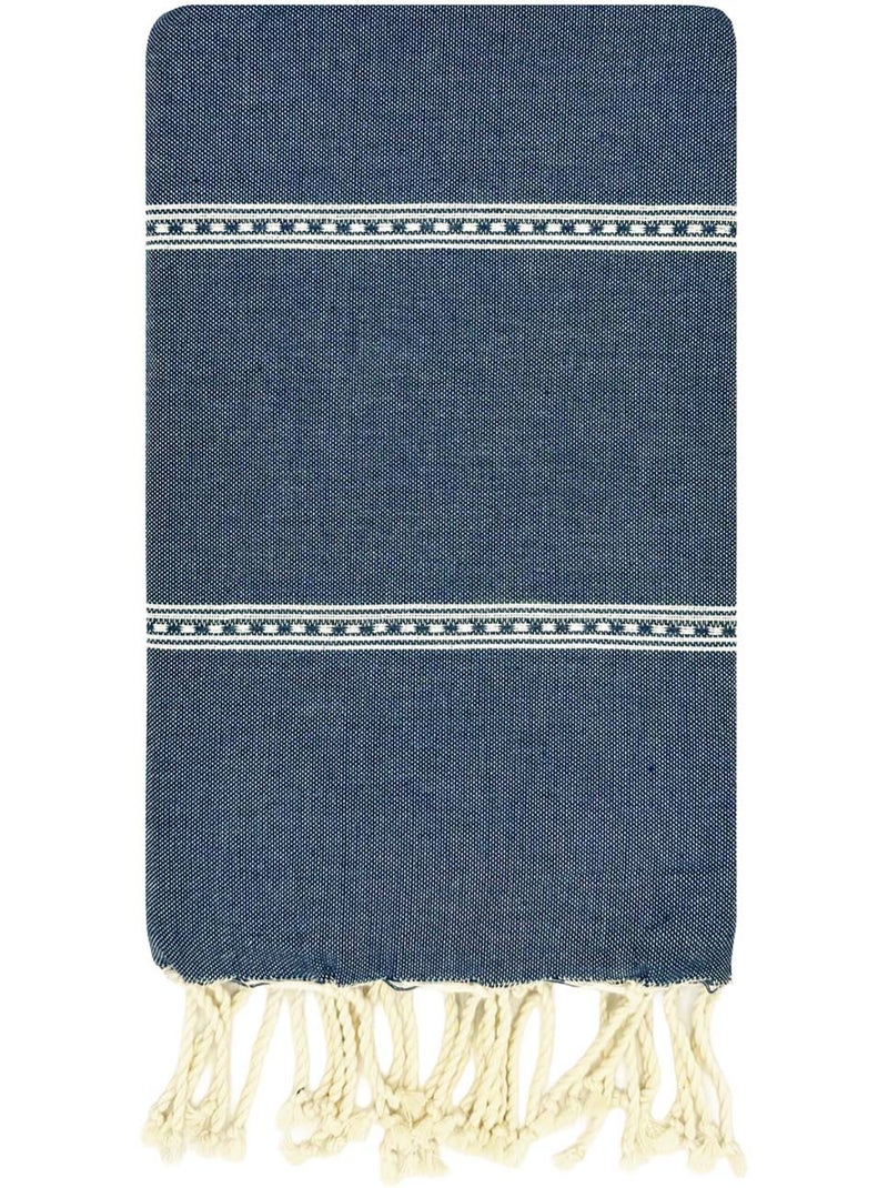 Fouta anti-sabbia in cotone riciclato | Reva Blu - Kiabi
