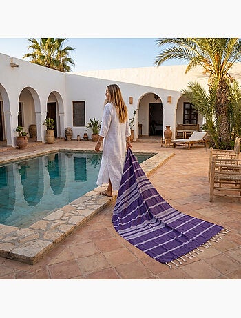 Fouta anti-sabbia in cotone riciclato | Reva