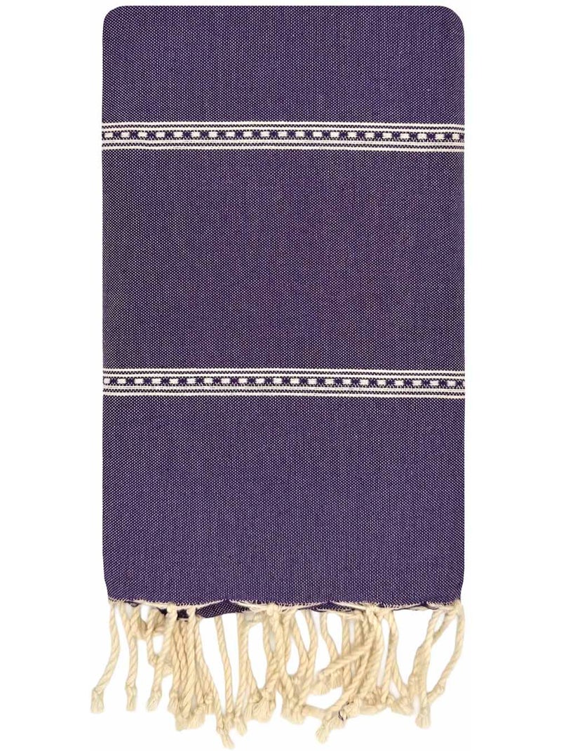 Fouta anti-sabbia in cotone riciclato | Reva Viola - Kiabi