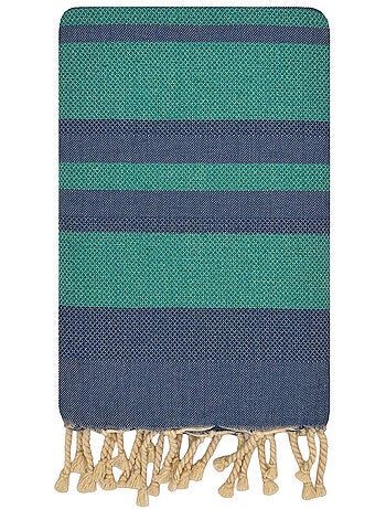Fouta da spiaggia jacquard in cotone riciclato | Reva