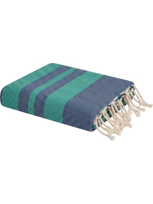 Fouta da spiaggia jacquard in cotone riciclato | Reva - Kiabi Fouta da spiaggia jacquard in cotone riciclato | Reva - Kiabi