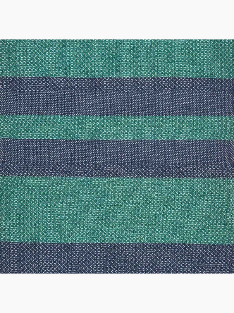 Fouta da spiaggia jacquard in cotone riciclato | Reva Blu scuro - Kiabi